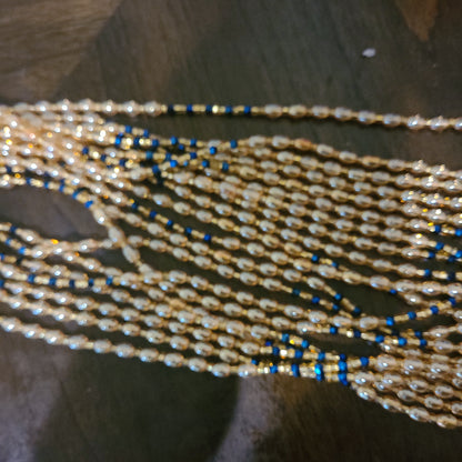 Waist Beads And Ankle Bracelet Set