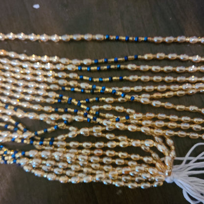 Waist Beads And Ankle Bracelet Set